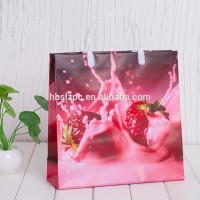 2016 PE gift bag fresh bagstrawberry Yiwu China Wholesale free samples low MOQ plastic gift pe bags