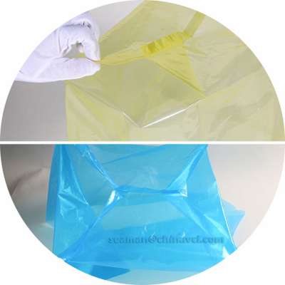 China 30-Year-Factory LDPE transparent/blue/green/white/yellow VCI anti rust film bag, VCI 3D Bag & guesset bag